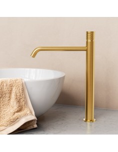 MITIGEUR LAVABO HAUT HELIOS OR 2