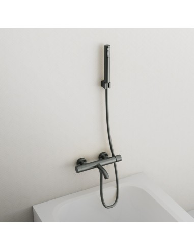 MITIGEUR BAIN AVEC KIT DOUCHE HELIOS TITANE