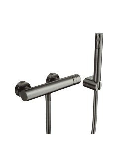 MITIGEUR DOUCHE AVEC KIT DOUCHE HELIOS TITANE