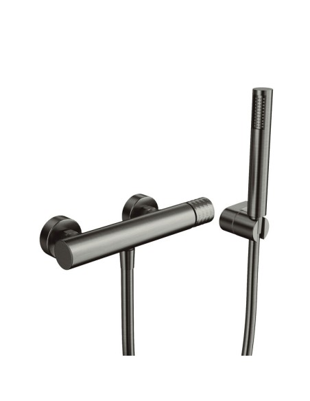 MITIGEUR DOUCHE AVEC KIT DOUCHE HELIOS TITANE