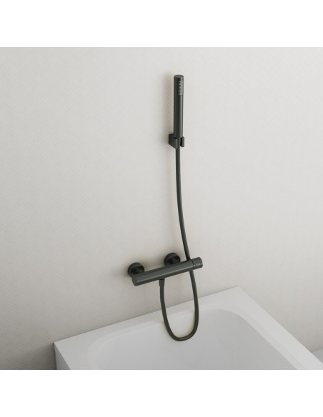 MITIGEUR DOUCHE AVEC KIT DOUCHE HELIOS TITANE