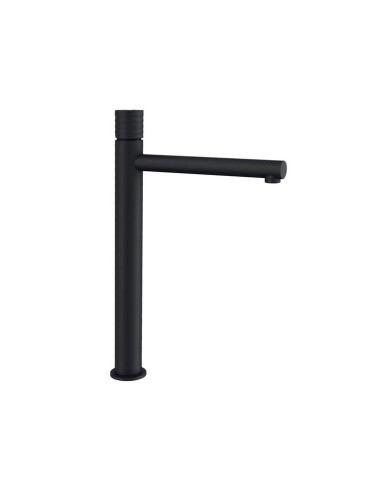 MITIGEUR LAVABO HAUT RADIO NOIR