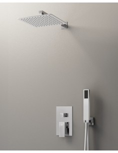 ORION MITIGEUR DOUCHE ENCASTRÉ CHROMÉ + TETE MURALE