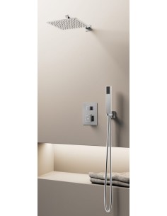 KIT DOUCHE THERMOSTATIQUE ORION CHROME + TETE MURALE
