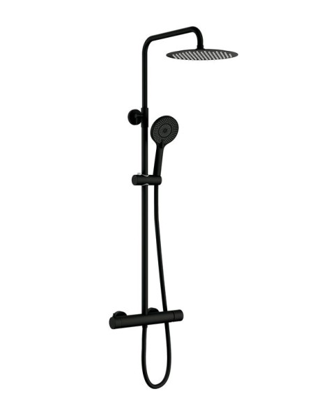 MITIGEUR DOUCHE INVERTER R NOIR + POIGNEE HELIOS