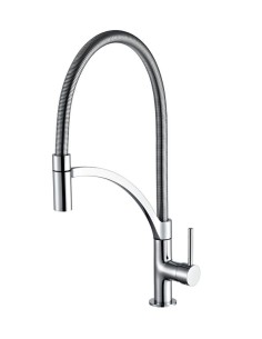 MITIGEUR CUISINE AMOVIBLE  DESIGN CHROME