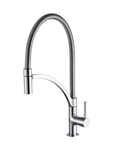 MITIGEUR CUISINE AMOVIBLE  DESIGN CHROME