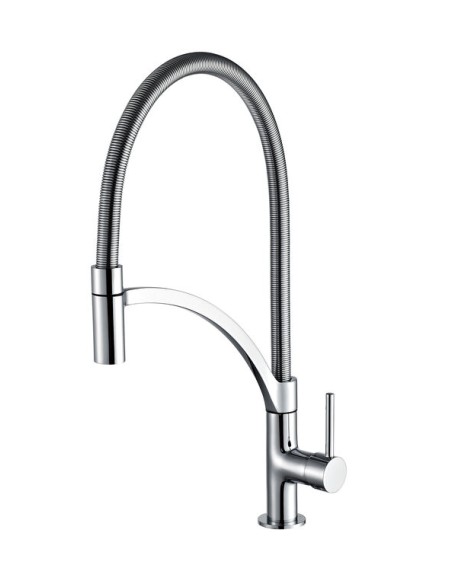 MITIGEUR CUISINE AMOVIBLE  DESIGN CHROME