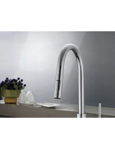 MITIGEUR CUISINE AMOVIBLE ROUND CHROME 2