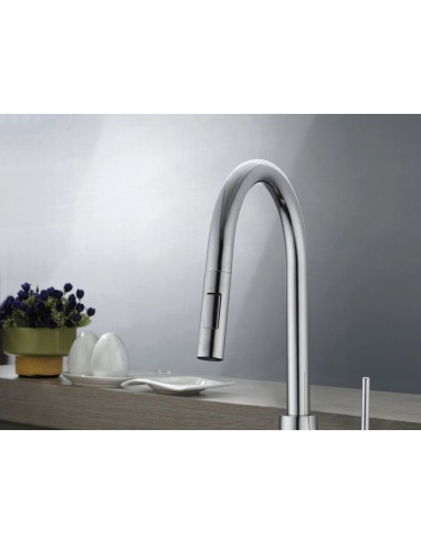 MITIGEUR CUISINE AMOVIBLE ROUND CHROME