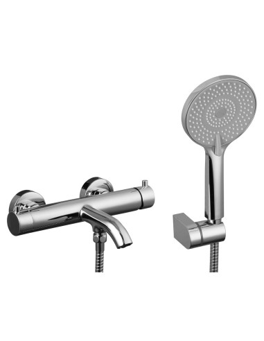 MITIGEUR BAIN AVEC KIT DOUCHE UNIVERSAL CHROME