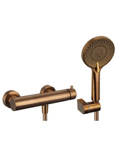 MITIGEUR DOUCHE AVEC KIT UNIVERSAL CUIVRE
