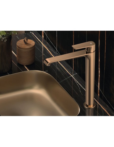 MITIGEUR LAVABO FIORE CUIVRE