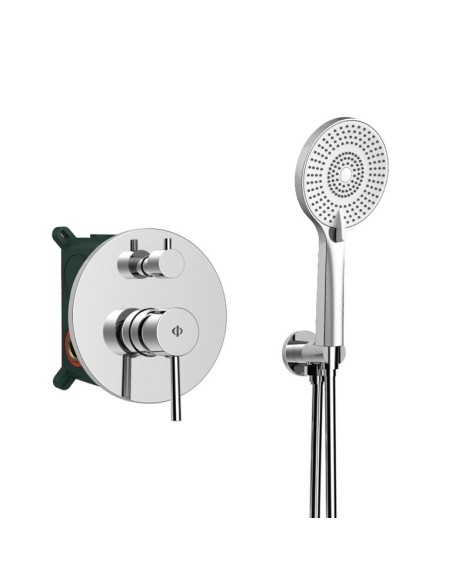 PIÈCES EXTERNES ENCASTRÉ SIRIO DOUCHE MITIGEUR CHROME