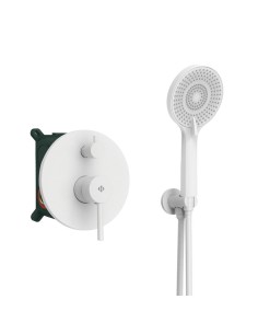 PIÈCES EXTERNES ENCASTRÉ SIRIO DOUCHE MITIGEUR BLANC