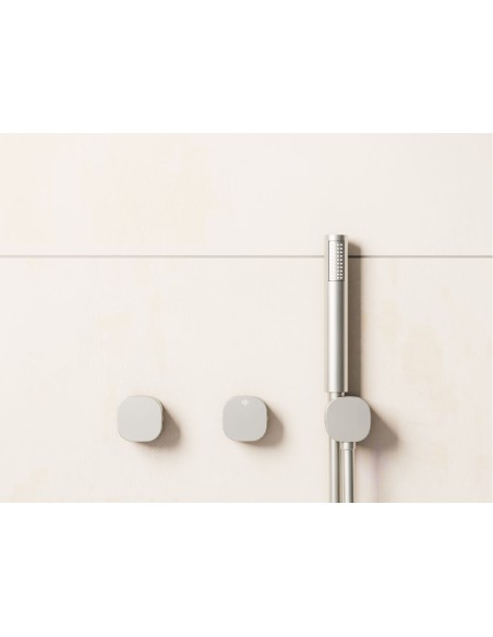 ENCASTRÉ DOUCHE 2 FONCT. VERSATIL NICKEL AVEC KIT DOUCHE