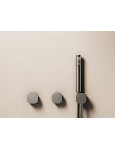ENCASTRÉ DOUCHE 2 FONCT. VERSATIL TITANE AVEC KIT DOUCHE 2