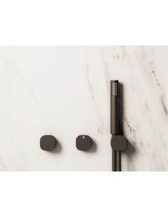 ENCASTRÉ DOUCHE 2 FONCT. VERSATIL NOIR AVEC KIT DOUCHE