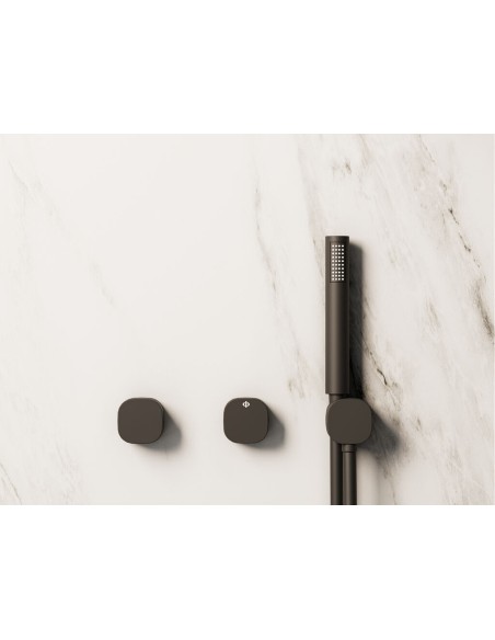 ENCASTRÉ DOUCHE 2 FONCT. VERSATIL NOIR AVEC KIT DOUCHE