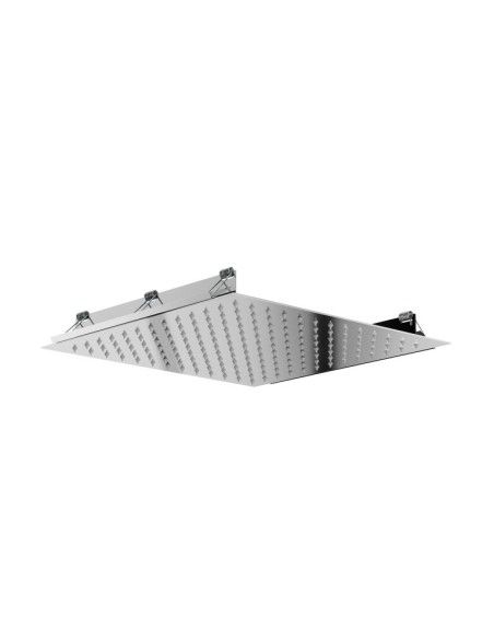 TETE DOUCHE ENCASTRÉ AU PLAFOND CARRÉ 30x30cm CHROME