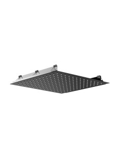 TETE DOUCHE ENCASTRÉ AU PLAFOND CARRÉ 30x30cm NOIR