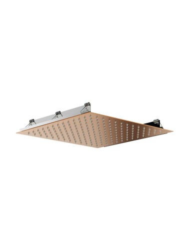 TETE DOUCHE ENCASTRÉ AU PLAFOND CARRÉ 30x30cm CUIVRE