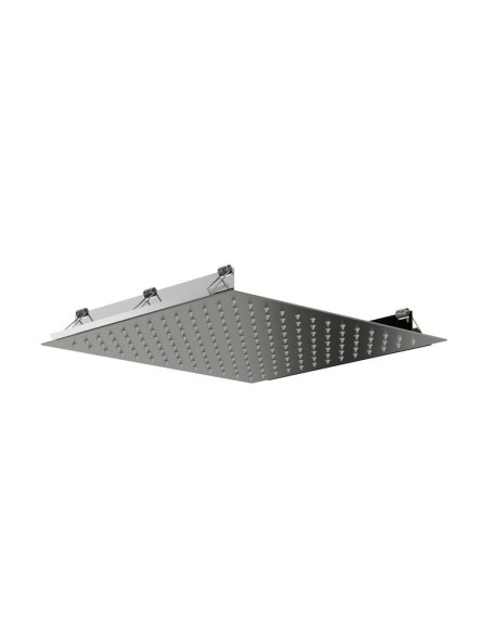 TETE DOUCHE ENCASTRÉ AU PLAFOND CARRÉ 30x30cm TITANE