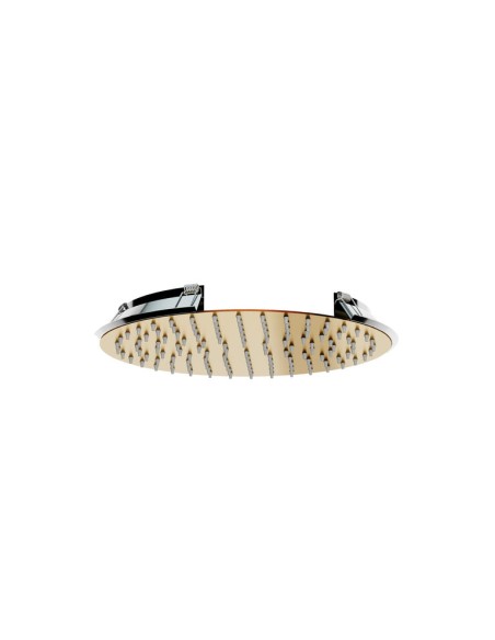 TETE DOUCHE ENCASTRÉ AU PLAFOND RONDE 30cm OR