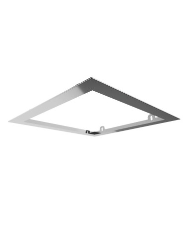 PRE-CADRE 35X35cm TETE DOUCHE ENCASTRÉ AU PLAFOND CHROME CARRÉ
