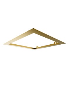 PRE-CADRE 35X35cm TETE DOUCHE ENCASTRÉ AU PLAFOND OR CARRÉ
