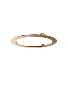 PRE-CADRE 35cm TETE DOUCHE ENCASTRÉ AU PLAFOND CUIVRE RONDE