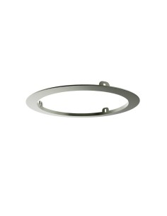 PRE-CADRE 35cm TETE DOUCHE ENCASTRÉ AU PLAFOND NICKEL RONDE