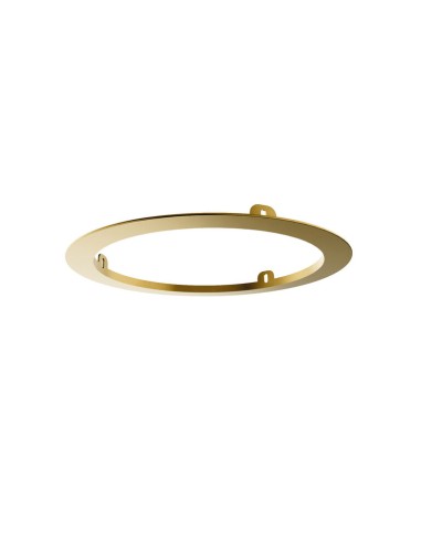 PRE-CADRE 35cm TETE DOUCHE ENCASTRÉ AU PLAFOND OR RONDE