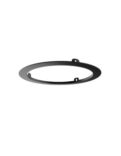 PRE-CADRE 35cm TETE DOUCHE ENCASTRÉ AU PLAFOND TITANE RONDE