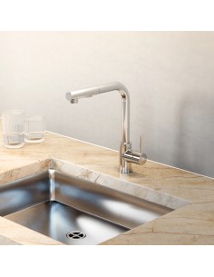 ROBINETTERIE SILVER EXTRACTIBLE CUISINE 2