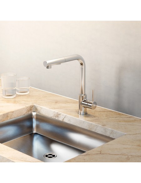 ROBINETTERIE SILVER EXTRACTIBLE CUISINE