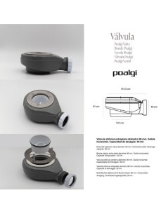 RECEVEUR DE DOUCHE HOSS SAND HUMO POALGI 2