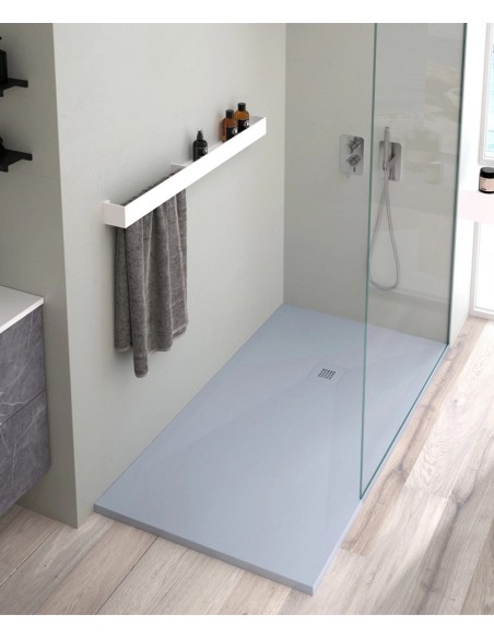 RECEVEUR DE DOUCHE GRIS FINITION ARDOISE STONE PLUS DUPLACH