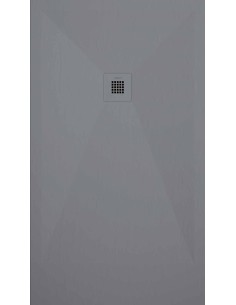 RECEVEUR DE DOUCHE GRIS MOYEN FINITION ARDOISE STONE PLUS DUPLACH