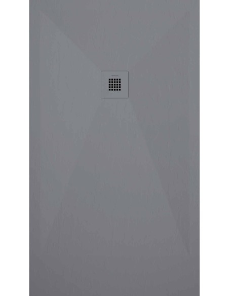 RECEVEUR DE DOUCHE GRIS MOYEN FINITION ARDOISE STONE PLUS DUPLACH