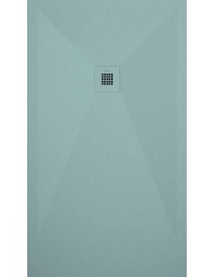 RECEVEUR DE DOUCHE TURQUOISE FINITION ARDOISE STONE PLUS DUPLACH