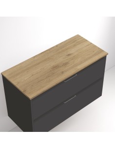 Plan de toilette mélaminé Gold Duplach pour meuble de bain