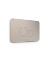 Bouton chasse d'eau double-Acier Tres 25429802AC/ Sanitshop plus