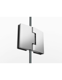 Paroi de douche fixe + porte battante sur mesure | Verre 8 mm 2