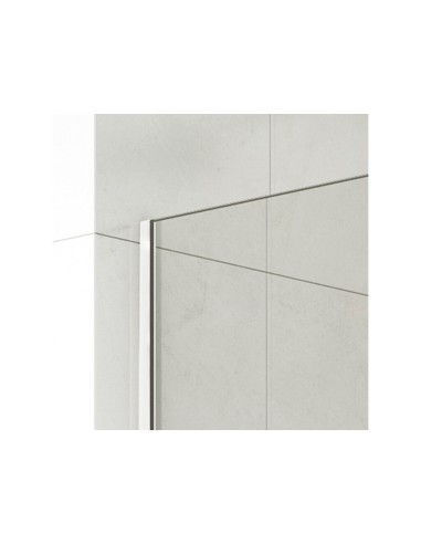 Paroi de douche fixe verre 8 mm avec bras | Sanitshop Plus