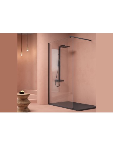 Paroi de douche fixe 8 mm hauteur 195 cm | Sanitshop Plus