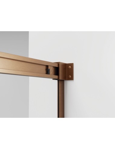 Paroi de douche coulissante cuivre 6 mm sur mesure | Basic
