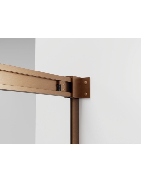 Paroi de douche coulissante cuivre 6 mm sur mesure | Basic