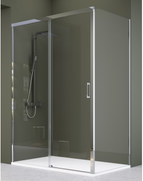 Paroi de Douche Q Line 2 Chrome - Série Q Line - QUADRA