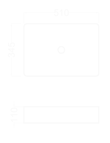 VASQUE CERAMIQUE  TRE DIM 60CM BECRISA